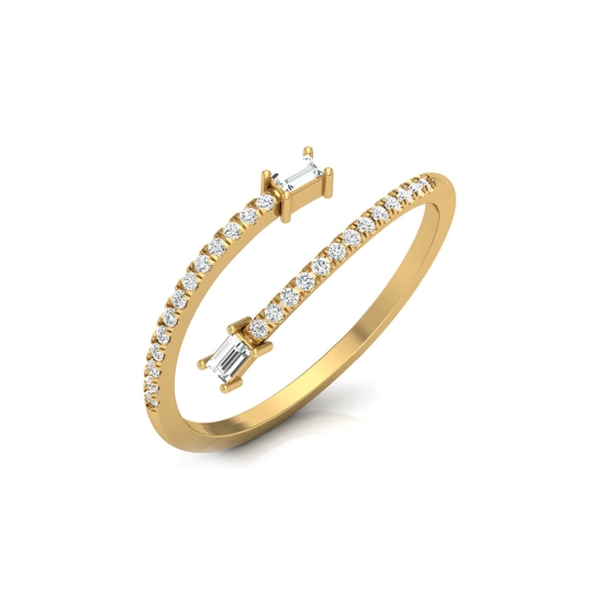 Soraya Yellow Gold Diamond Ring