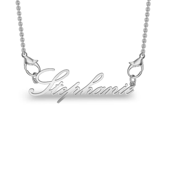 Stephanie White Gold Pendant