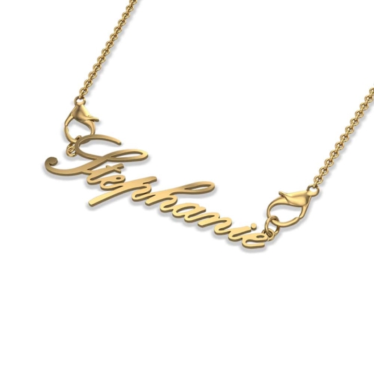 Stephanie Yellow Gold Pendant