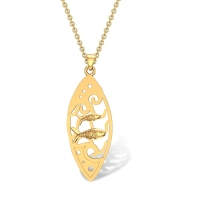 Stormi Fish Gold Pendant