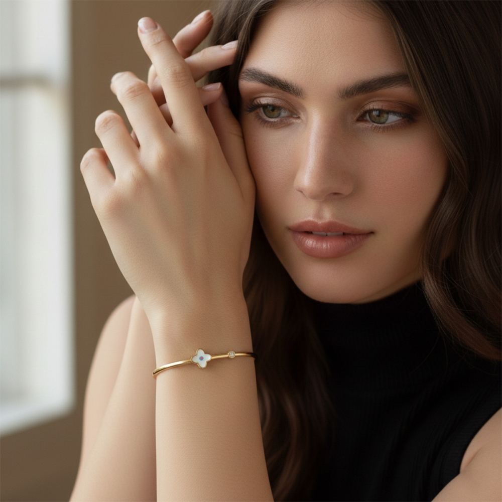 Swarn Pushp Diamond Bangle