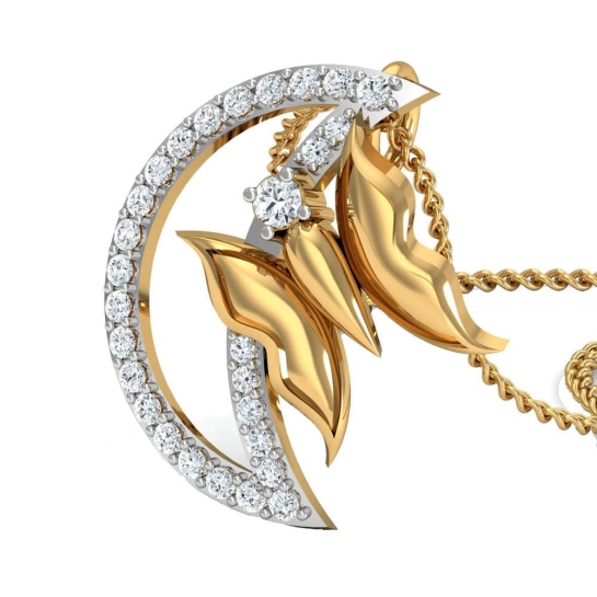 Ahuti Gold and Diamond Pendant