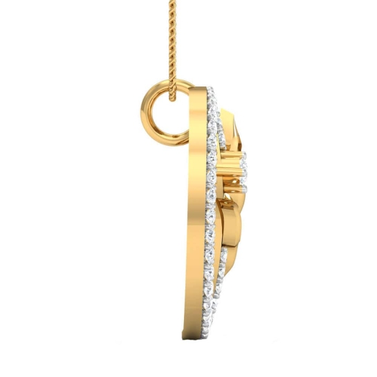 Dolly Gold and Diamond Pendant