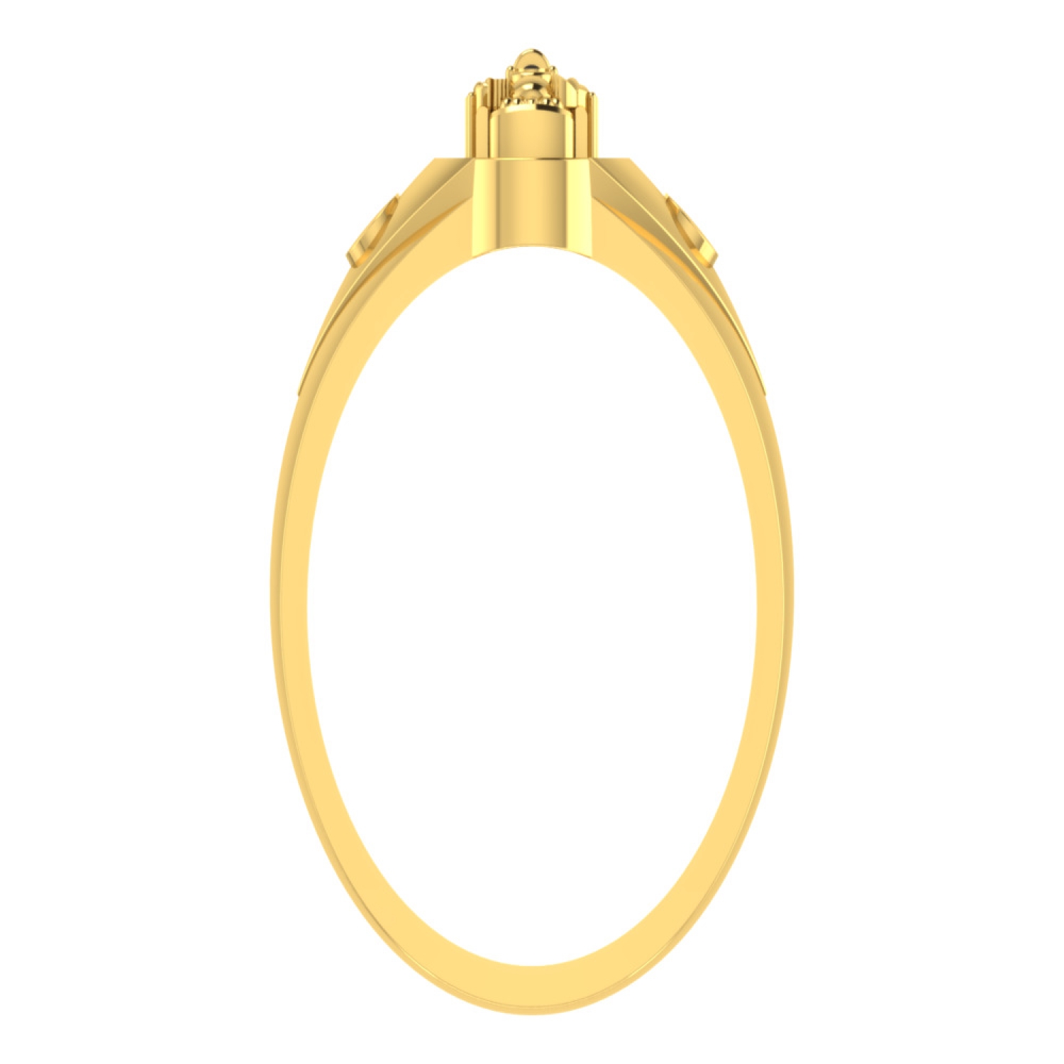 Buy Revered 22 Karat Yellow Gold Balaji Finger Ring at Best Price | Tanishq  UAE