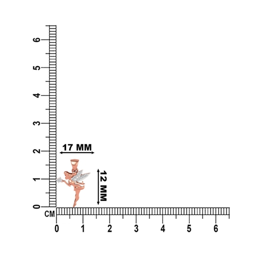 18K/14K Twinkle Wings Diamond Pendant