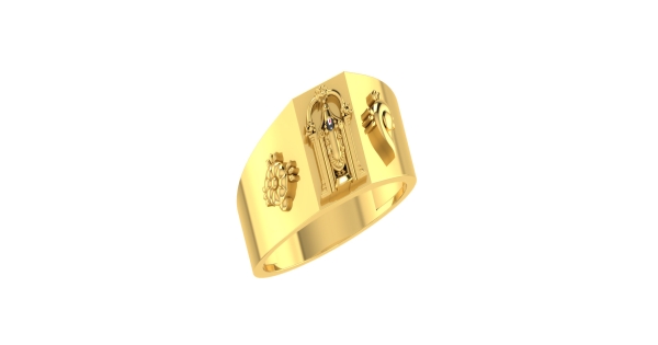 3 Grams Gold ring New design model from Khazana Jewellers - YouTube