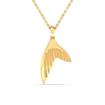 WaveLine Gold Pendan&hellip;
