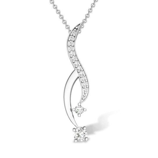 Waverly 18kt Gold and Diamond Pendant 