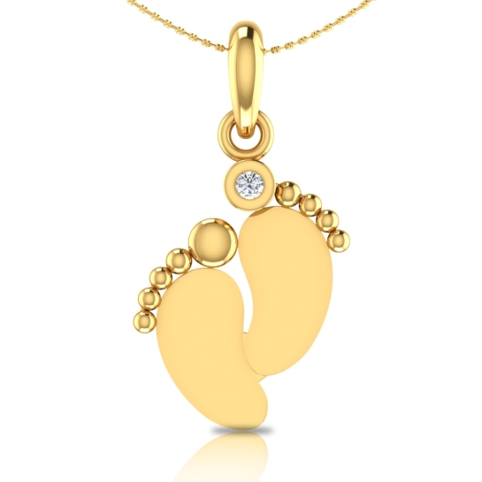 Willow Gold and Diamond Pendant