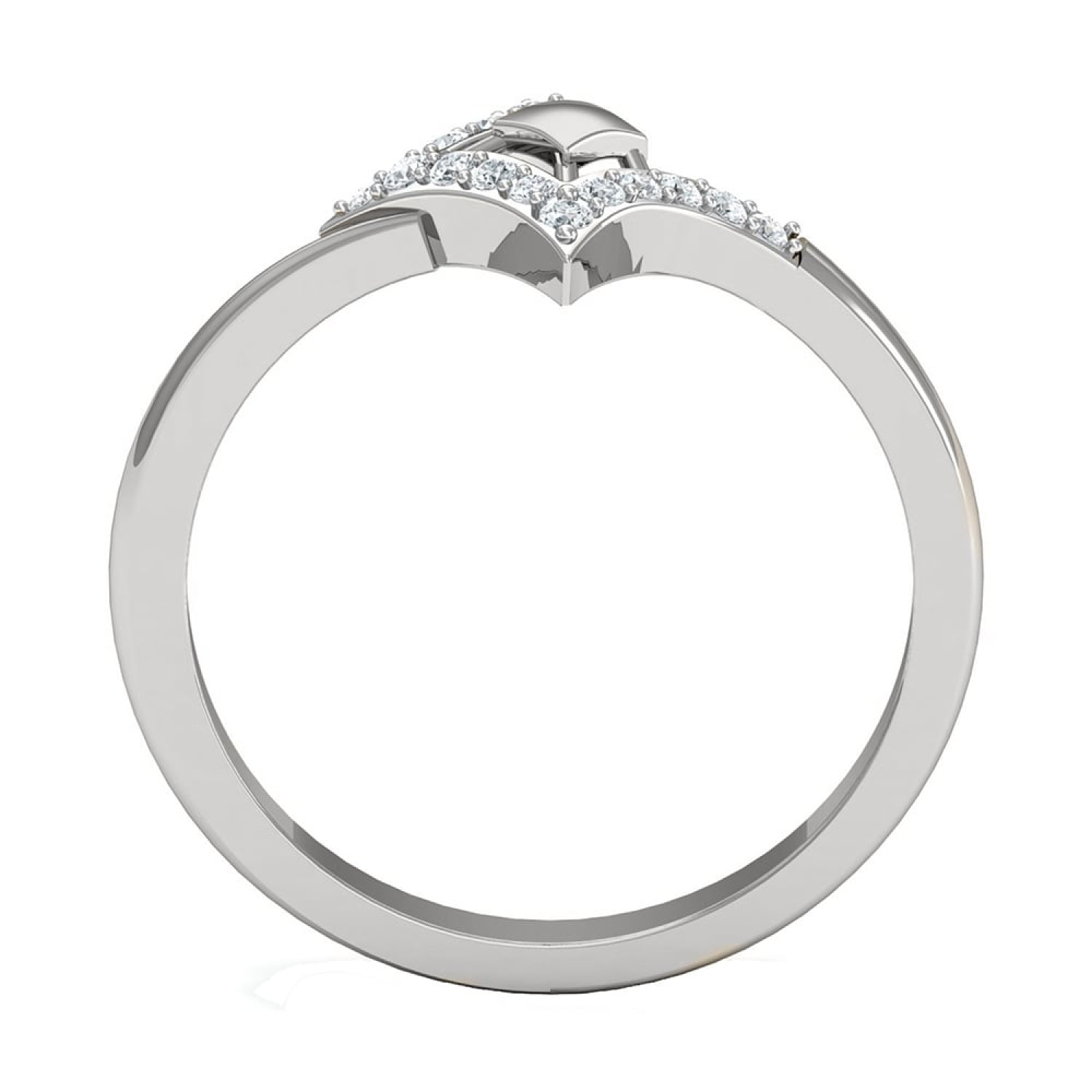 Buy Geometry Petals Diamond Ring Online | Perrian