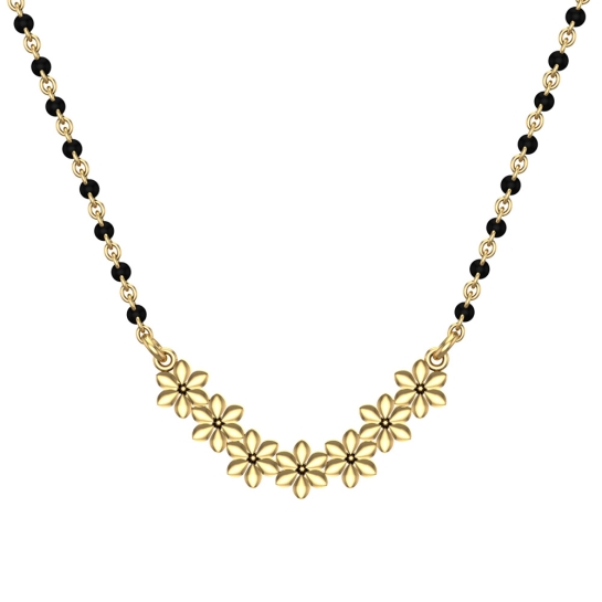  Zarin Mangalsutra Design in Gold