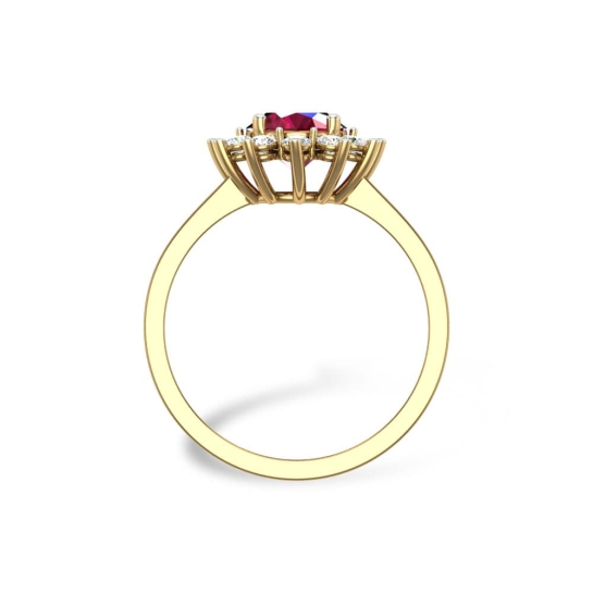 Ruby Diamond Ring