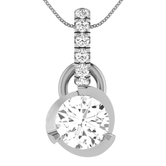 925 Sterling Silver With Zirconia Reign Pendant