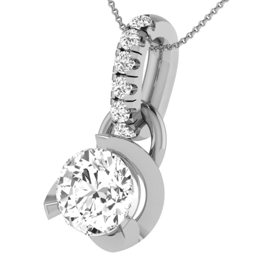 925 Sterling Silver With Zirconia Reign Pendant