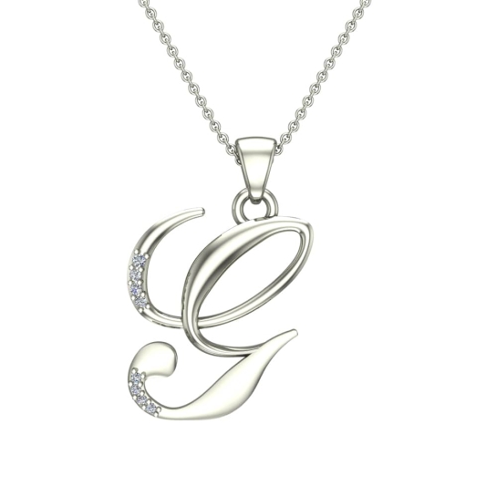 Willabelle Initial Diamond Pendant