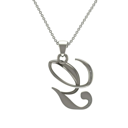 Adalyn Initial Diamond Pendant