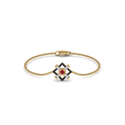 Manisha Diamond Circle Bracelet