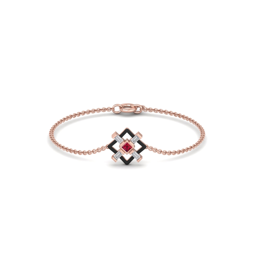 Manisha Diamond Circle Bracelet