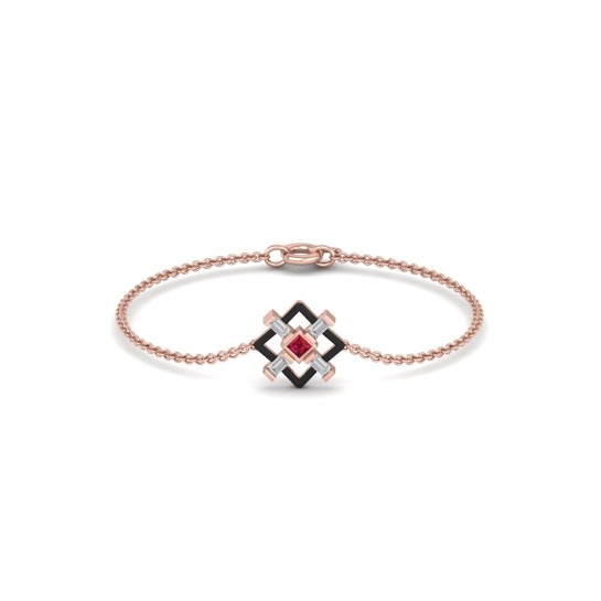 Manisha Diamond Circle Bracelet