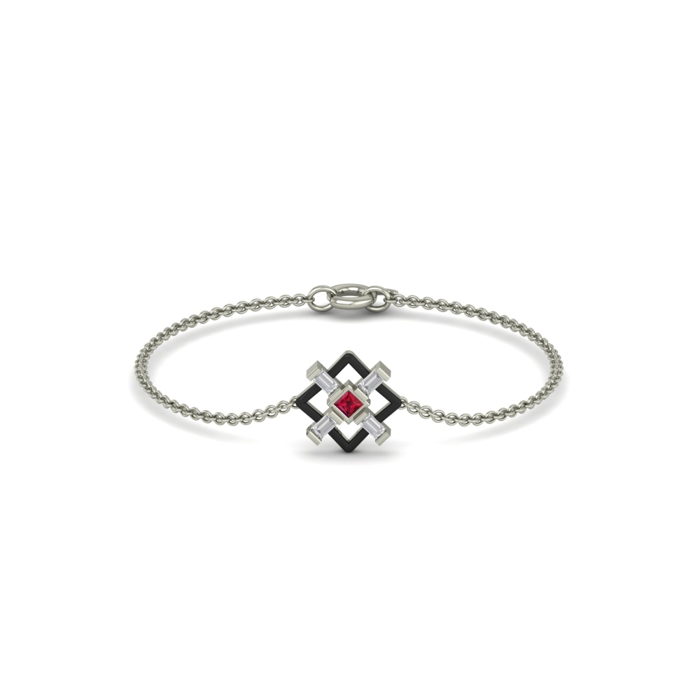 Manisha Diamond Circle Bracelet