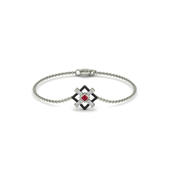 Manisha Diamond Circle Bracelet