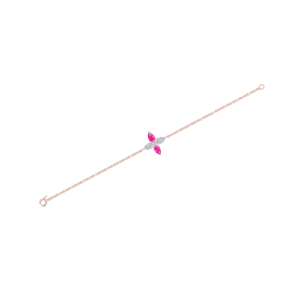 Aaishu Diamond Circle Bracelet