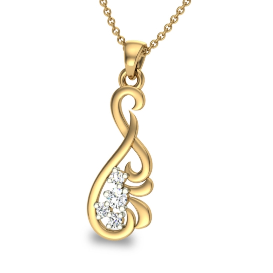 Amriti 18kt Gold & Diamond Pendant 