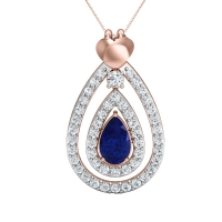 Ragini Gold and Diamond Pendant