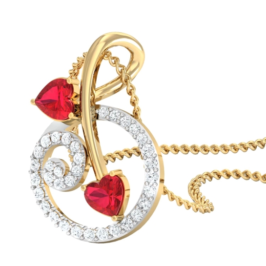 Audrey Gold and Diamond Pendant
