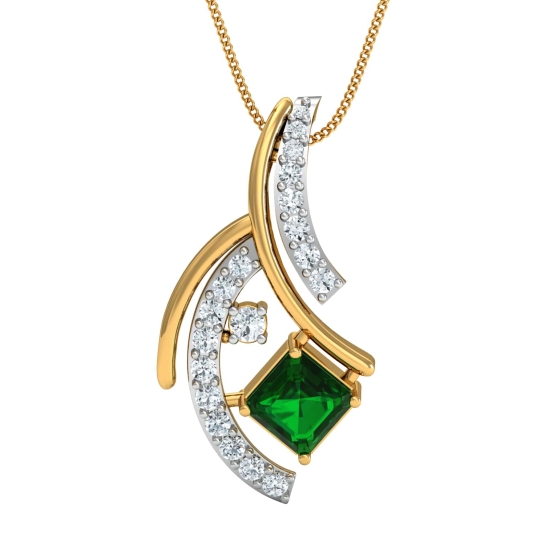 Brisa Gold and Diamond Pendant