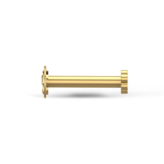 Om Rose Gold Nose Pin