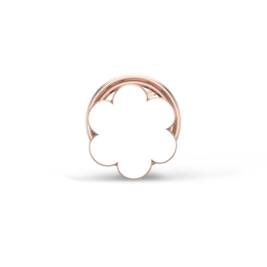 Om Rose Gold Nose Pin