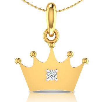Crown Gold Pendant…
