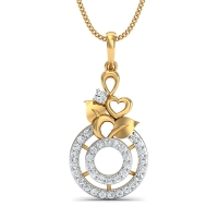 Mallica Gold and Diamond Pendant