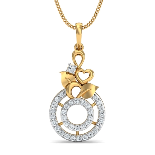 Mallica Gold and Diamond Pendant