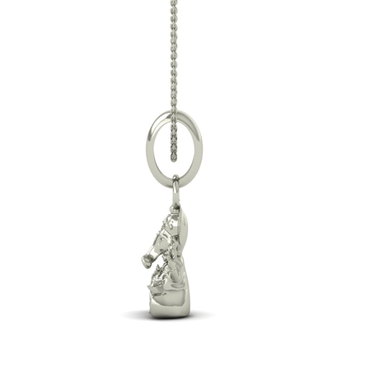 925 Silver Ganesh ji Pendant 3gram For Men & Women 