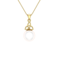 Melanie Pearl Gold Pendant