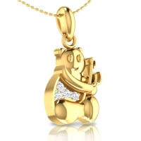 Harper Gold and Diamond Pendant