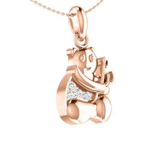 Harper Gold and Diamond Pendant