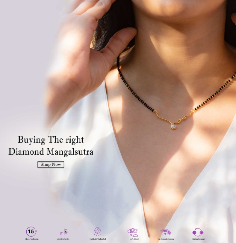 diamond mangalsutra latest design with price