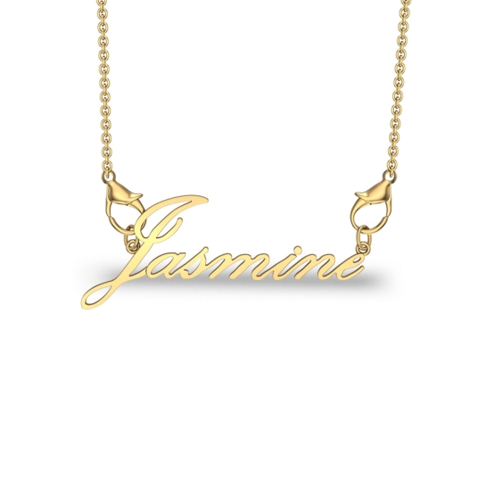 Jasmine Yellow Gold Pendant