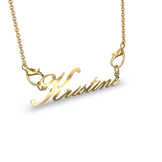 Kristine Yellow Gold Pendant