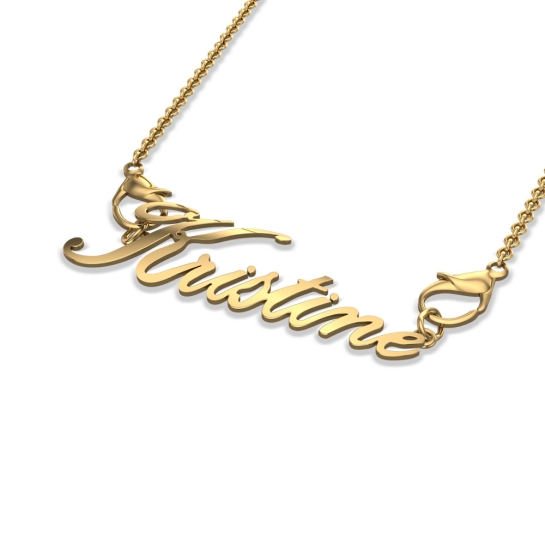 Kristine Yellow Gold Pendant