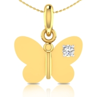 Lily Gold and Diamond Pendant