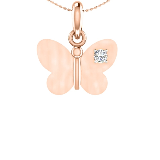 Lily Gold and Diamond Pendant