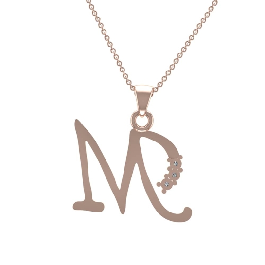 Jennifer Initial Diamond Pendant