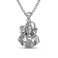925 Silver Shiv Pendant 1gram For Men & Women