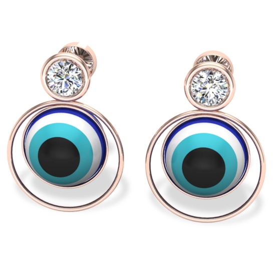 Neelakshi Evil Eye Diamond Earrings 