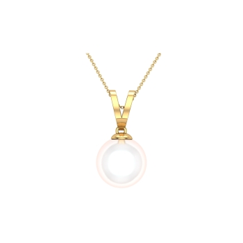 Remi Pearl Gold Pend…