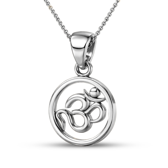 925 Silver OM Pendant 2gram For Men & Women